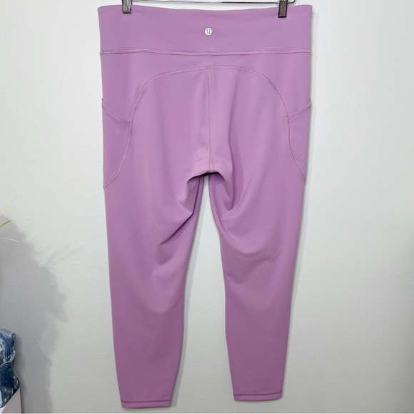 Lululemon Invigorate High Rise Tights Purple Jubilee Leggings 14 Nwt - Picture 5 of 11